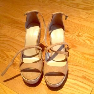 Saks nude espadrilles